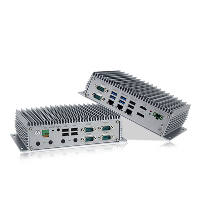 9 - 36V ευρύ PC Windows11 Intel J6412 Fanless κιβωτίων τάσης βιομηχανικό ενσωματωμένο με 3xLAN