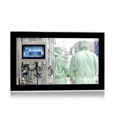 17.3» 10 χωρητικό PC επιτροπής PC Intel Celeron J6412 2.0GHz AIO Fanless επιτροπής αφής σημείων