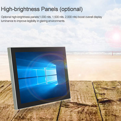 Αδιάβροχη HMI επιτροπής οθόνη αφής PC Intel Celeron J1900 υψηλής IP69K