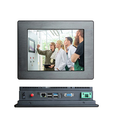Βιομηχανική Fanless Linux Celeron μίνι οθόνη αφής πυρήνων 3855U AIO PC διπλή