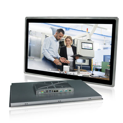 IOT Fanless ενσωμάτωσε το PC 24» παράθυρα 10 VGA PCAP αφής I3 8145U RS232