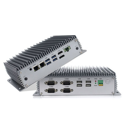 το 8ο GEN I5 8265U Fanless ενσωμάτωσε το βιομηχανικό PC κιβωτίων υπολογιστών μίνι