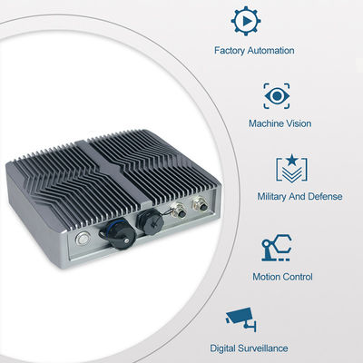 Διπλό Desktop 2USB βιομηχανικό Fanless του τοπικού LAN μίνι PC, υπαίθριο μίνι PC IP67 Fanless I5