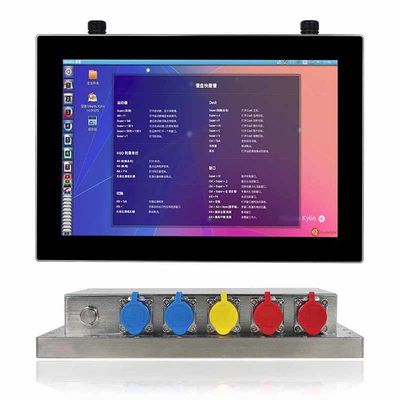 αδιάβροχο PC οθόνης αφής 450cd/M2 SUS304 12 ίντσα για τη βιομηχανία κρέατος