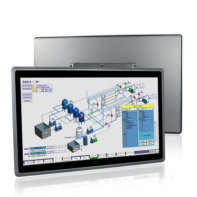 Πολυ PC επιτροπής αφής Linux HMI, βιομηχανικό όργανο ελέγχου οθόνης αφής 24 ίντσας