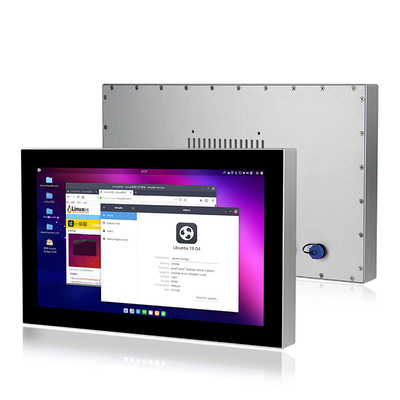 VESA που τοποθετεί τον αδιάβροχο πυρήνα I5 Fanless IP67 PC Windows10 οθόνης αφής