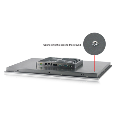 Fanless το βιομηχανικό αφής επιτροπής PC Vesa του τοπικού LAN PC διπλό τοποθετεί 24» το 1920 X 1080