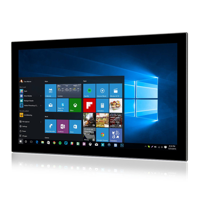 Μπροστινός υπολογιστής I3 I5 I7 ΚΜΕ αφής IP67 βιομηχανικός συνεχές ρεύμα PC επιτροπής 24 ίντσας σε 9V - 36V