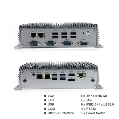 Βιομηχανικό μίνι PC I7-8565U Fanless με WiFi Bluetooth προαιρετικό