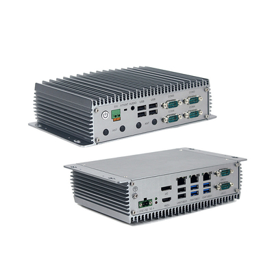 12οι GEN Intel Elkhart κιβωτίων Fanless βιομηχανικοί ενσωματωμένοι λιμένες λιμνών J6412 3XLAN PC