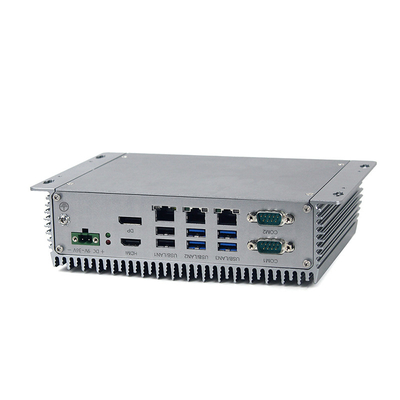 Τραχύ βιομηχανικό Fanless μίνι PC DC24V Wins10/Linux 3 τοπικό LAN cOem