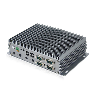 J6412 βιομηχανικό PC υπολογιστών γραφείου WIN10 LINUX RS232 RS485 του τοπικού LAN PC 3 Fanless μίνι