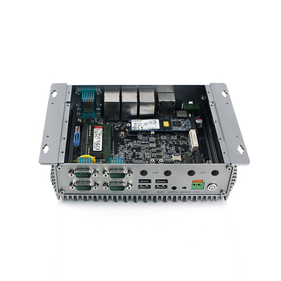 Το Fanless ενσωμάτωσε το μίνι τοπικό LAN Linux υπολογιστών J6412 DDR4 M.2 SSD 3xRJ45/Win10 υπέρ