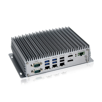 J6412 βιομηχανικό PC υπολογιστών γραφείου WIN10 LINUX RS232 RS485 του τοπικού LAN PC 3 Fanless μίνι