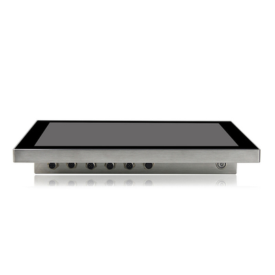 Το υπαίθριο INOX IP69K PC I3 επιτροπής υπολογιστών γραφείου στεγανοποιεί τον τοίχο τοποθετεί το βιομηχανικό υπολογιστή