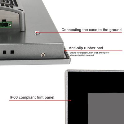 15» 8ο βιομηχανικό AIO επιτροπής αφής GEN I3 Linux χωρητικό πολυ PC Fanless