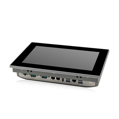 Intel J6412 Rugged Panel PC 10 Points Capacitive Panel Touch PC IP65 With 3xRJ45