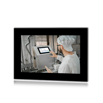 Intel J6412 Rugged Panel PC 10 Points Capacitive Panel Touch PC IP65 With 3xRJ45