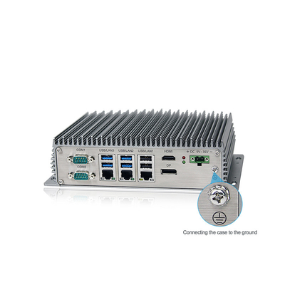 Υψηλό ισχυρό παράθυρο Linux PC J6412 USB Celeron βιομηχανικό Fanless μίνι με Wifi