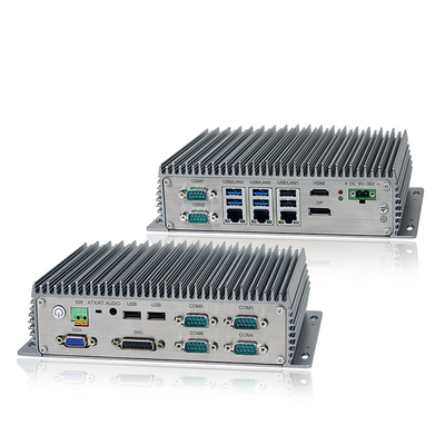 Μίνι βιομηχανικό ενσωματωμένο παράθυρο 11 PC κιβωτίων Fanless με 6*COM
