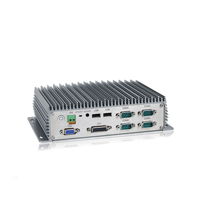 Τραχύς ενσωματωμένος υπολογιστής Fanless πυρήνων τετραγώνων ODM J6412 cOem με 8xUSB
