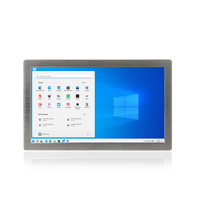 Τοπικό LAN Usb PC AISI304/316 Rs232 Hmi επιτροπής ανοξείδωτου αφής Fanless