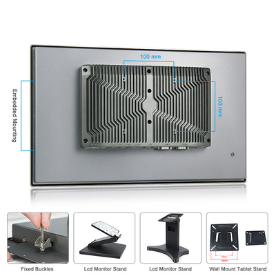 Βιομηχανικό PC 10 επιτροπής αφής Fanless υπολογιστών γραφείου 17,3 ίντσας πολυ αφή Poinits με TPM2.0