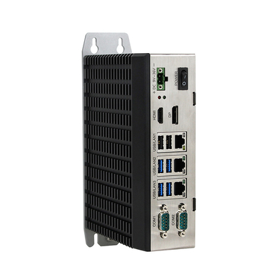 DIN μίνι PC Windows10/11 8gb Fanless ραγών βιομηχανικό με το τοπικό LAN 3 Χ