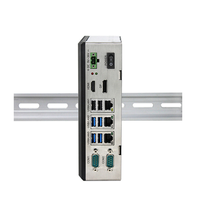 Βιομηχανικό μίνι PC J6412 3 περίπτωσης κραμάτων αργιλίου μίνι PC Ethernet Barebone