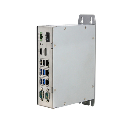 DIN πολυ τοπικό LAN 6 USB 2 COM Fanless υπολογιστών ραγών το βιομηχανικό μίνι