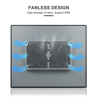 Βιομηχανικό PC 10 σημείο PCAP 1280 X 1024 17INCH επιτροπής Fanless Wifi
