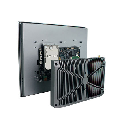 IP65 ενσωματωμένο PC 15 RAM 64GB SSD TPM 2,0 επιτροπής ανοξείδωτου ίντσας J1900 4G
