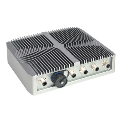 Βιομηχανικός ενσωματωμένος υπολογιστής Fanless IP69K, 8ο τραχύ μίνι PC κραμάτων αλουμινίου