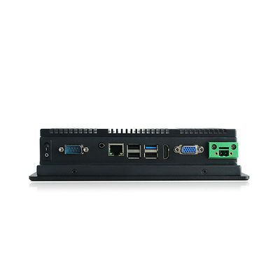 Επίπεδο Bezel 500 ψειρών PCAP PC επιτροπής 7 ίντσας, βιομηχανικός υπολογιστής οθόνης αφής Celeron