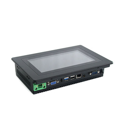 7 ενσωματωμένο PC να τοποθετήσει IP65 μπροστινό HMI επιτροπής αφής ίντσας μίνι βιομηχανικό