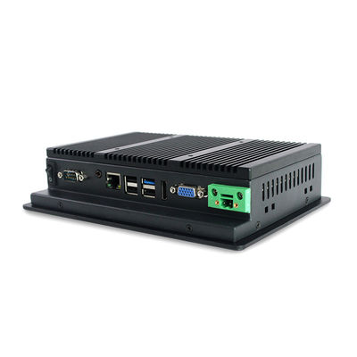 RJ45 η χωρητική οθονών επαφής βιομηχανική επιτροπή PC Fanless μίνι τοποθετεί