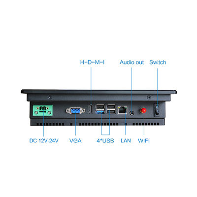 8.4» οθόνη αφής PC επιτροπής 800*600 IP65 HMI βιομηχανική με Wifi