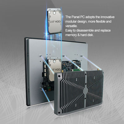 Intel I7 8565U Tpm βιομηχανικό όλοι σε ένα PC RS232 οθονών επαφής