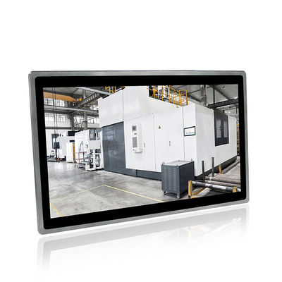 αθόρυβο HMI PC PCAP επιτροπής 250cd/m2 SUS304 με διπλό RJ45 24in