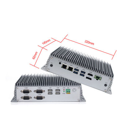 το 8ο GEN I5 8265U Fanless ενσωμάτωσε το βιομηχανικό PC κιβωτίων υπολογιστών μίνι