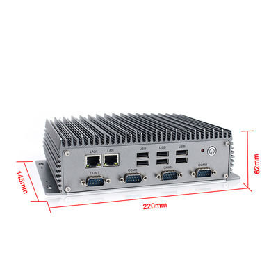 Συμπαγή τραχιά παράθυρα 10 PC Fanless μίνι σύστημα Linux Ubuntu Debian