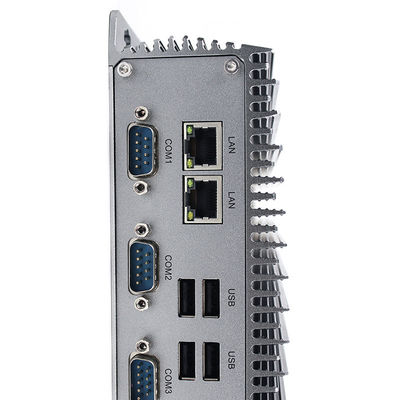 Τραχύς βιομηχανικός διπλός πυρήνας 2.1GHz πυρήνων I3-8145U PC Intel Fanless μίνι με το τοπικό LAN 4 Χ