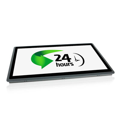 IP65 αδιάβροχο PC 24 πυρήνας VESA αφής AiO χωρητικό τετραγώνων ίντσας J1900