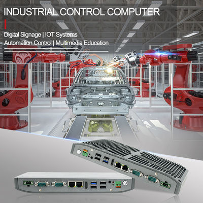Βιομηχανικό ενσωματωμένο PC κιβωτίων RS232 TPM2.0 για Cnc τη μηχανή MSATA 64G SSD πλάσματος