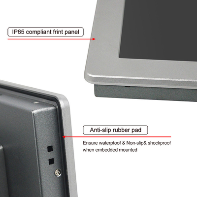Ενσωματωμένο Fanless PC TPM2.0 15,6 ίντσα 1500nits επιτροπής HMI για το σύστημα ελέγχου