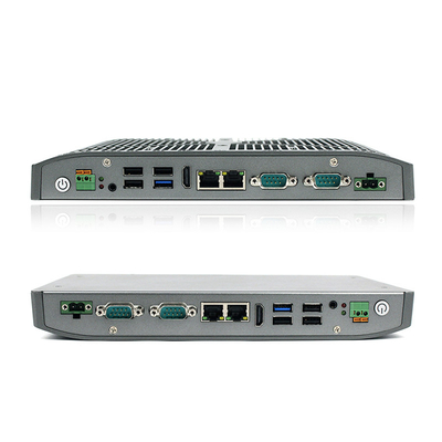 15W βιομηχανικό Fanless μίνι κοχύλι αλουμινίου PC I5-8265u ενσωματωμένο 2400MHz
