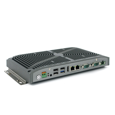 TPM2.0 βιομηχανικό κράμα Shell PC 15W Fanless μίνι με το διπλό τοπικό LAN