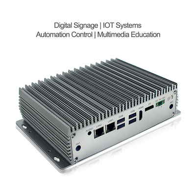 Προσαρμοσμένος J1900 Fanless βιομηχανικός ενσωματωμένος πυρήνας τετραγώνων κιβωτίων PC