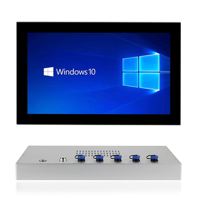 Το βιομηχανικό PC IP66 IP69k επιτροπής αφής πυρήνων I3 I5 συσπάσεων στεγανοποιεί Fanless 15,6 ίντσα
