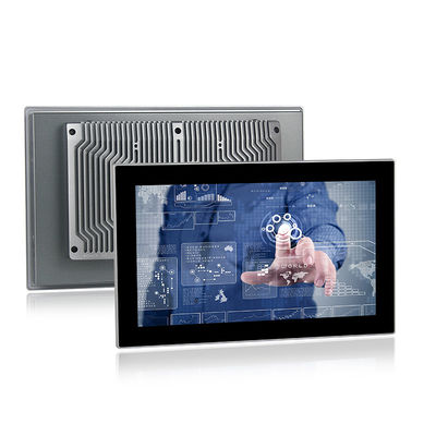 Ποιότητα 1920×1080 υπολογιστής Fanless οθόνης αφής ψηφίσματος HMI όλοι σε ένα PC για τις βιομηχανικές λύσεις εργοστάσιο